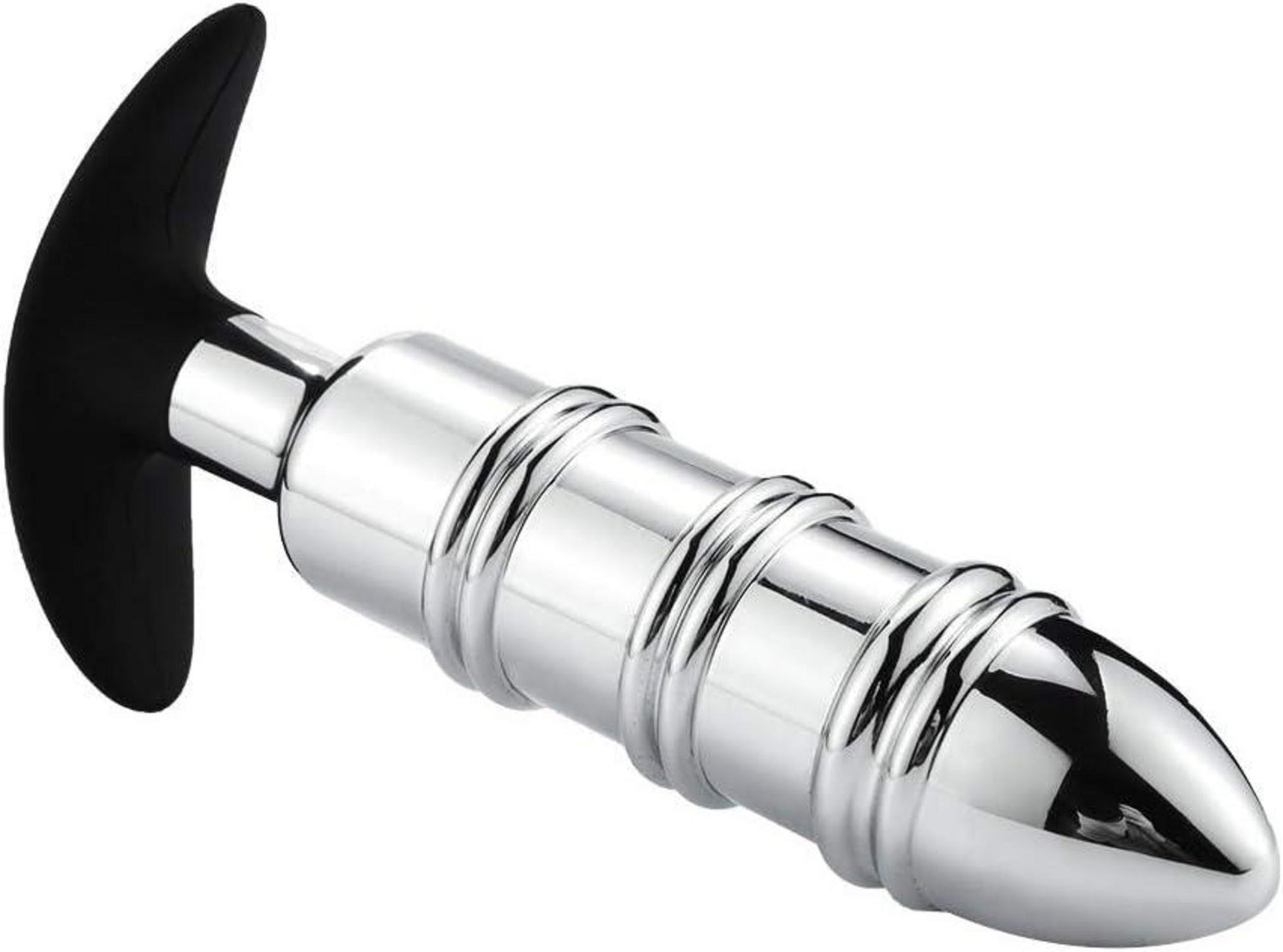 Metall Anal Butt Plug mit 2 Analkugeln Sexspielzeug