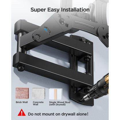 TV Wandhalterung Schwenkbar Neigbar 13-42 Zoll Flach Curved