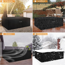 Dokon Gartenmöbel Abdeckung 600D Oxford Gewebe 210x110x74cm