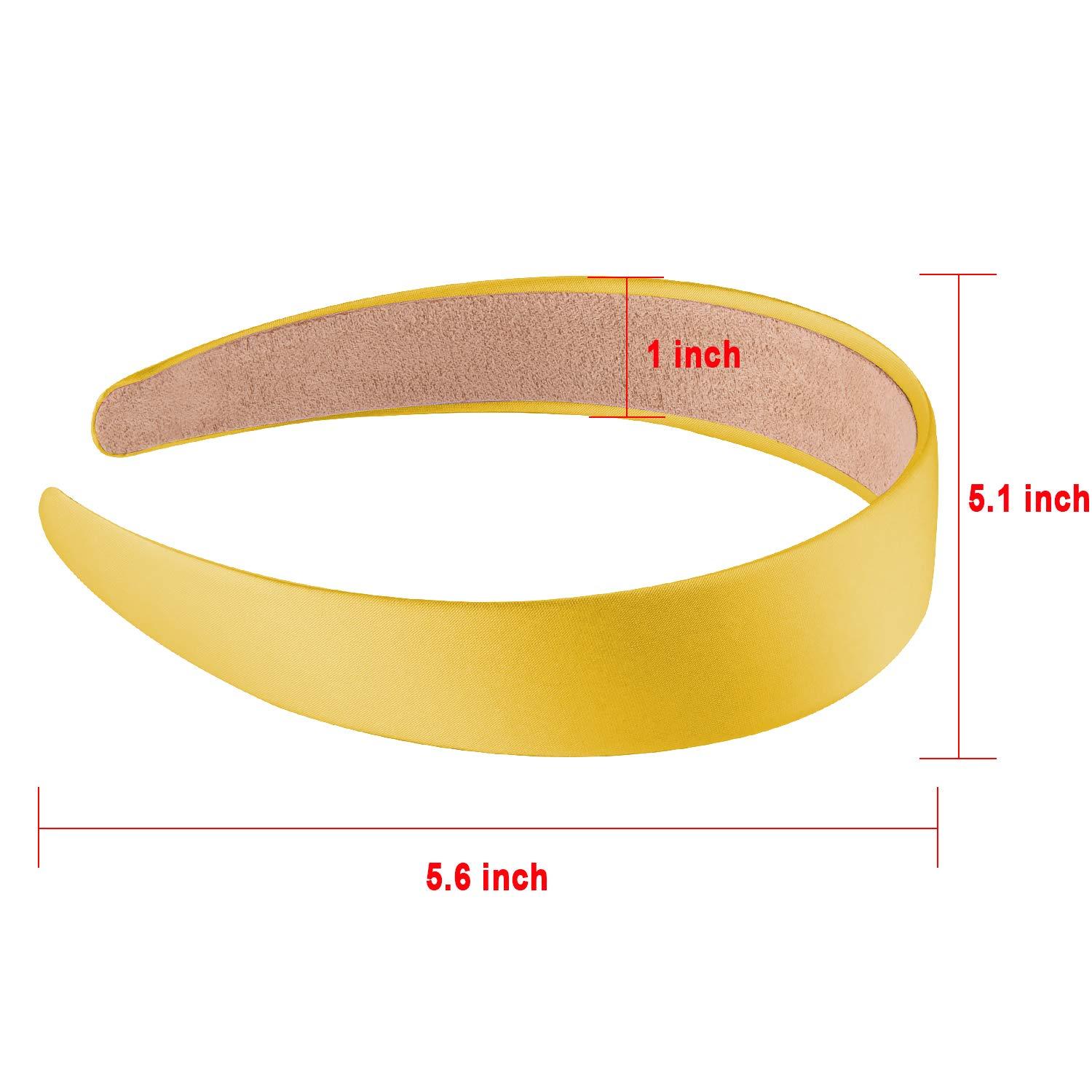 30 Satin Haarreifen Damen - 30 Farben breit Haarreif Haar