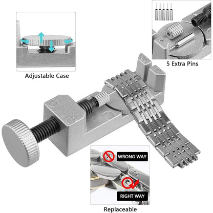 Professionelles 151-teiliges Uhrenreparaturset mit