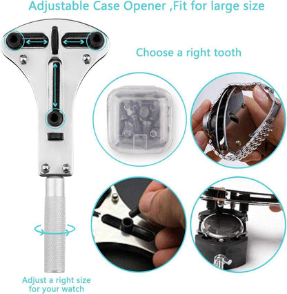Professionelles 151-teiliges Uhrenreparaturset mit