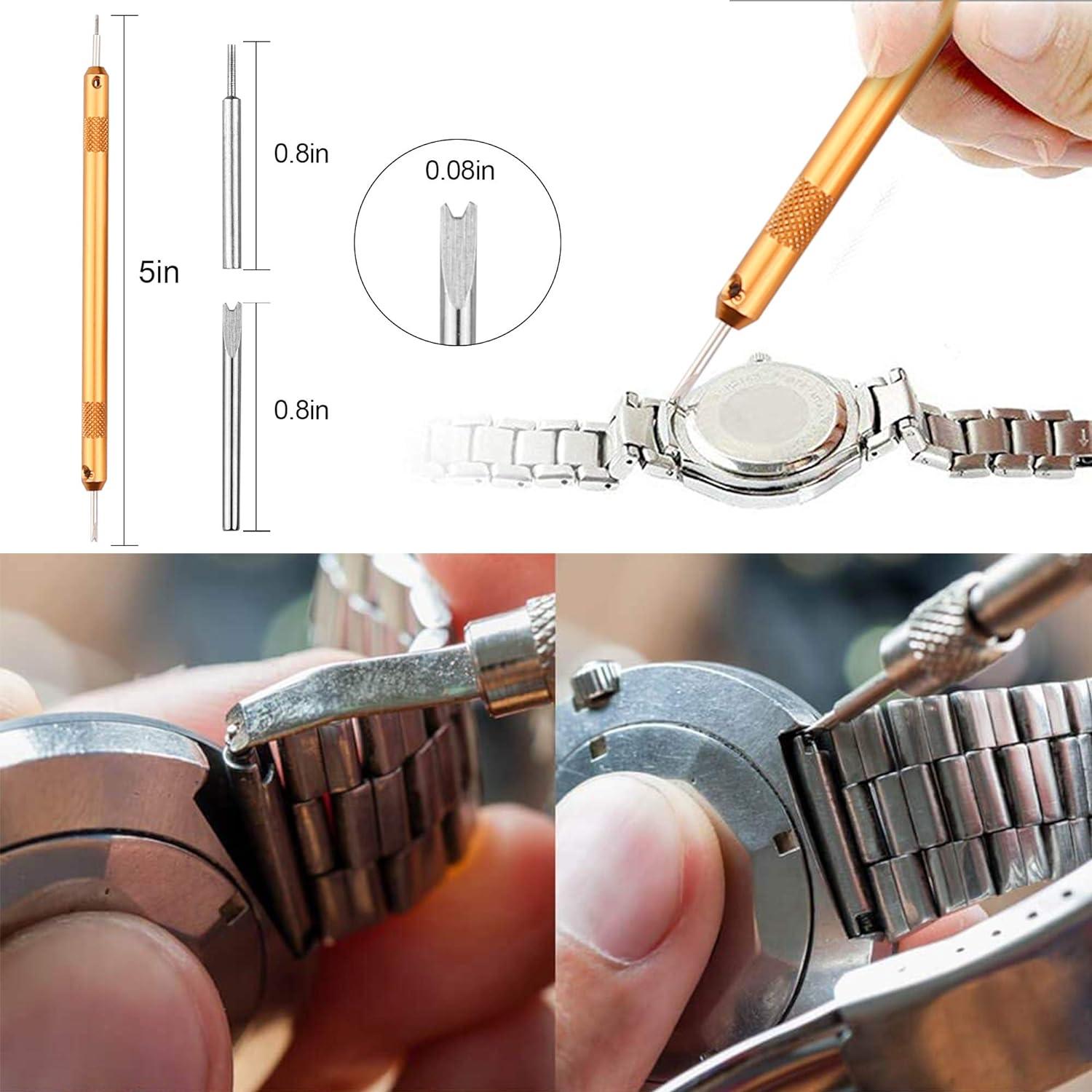 Professionelles 151-teiliges Uhrenreparaturset mit Gehäuseöffner und