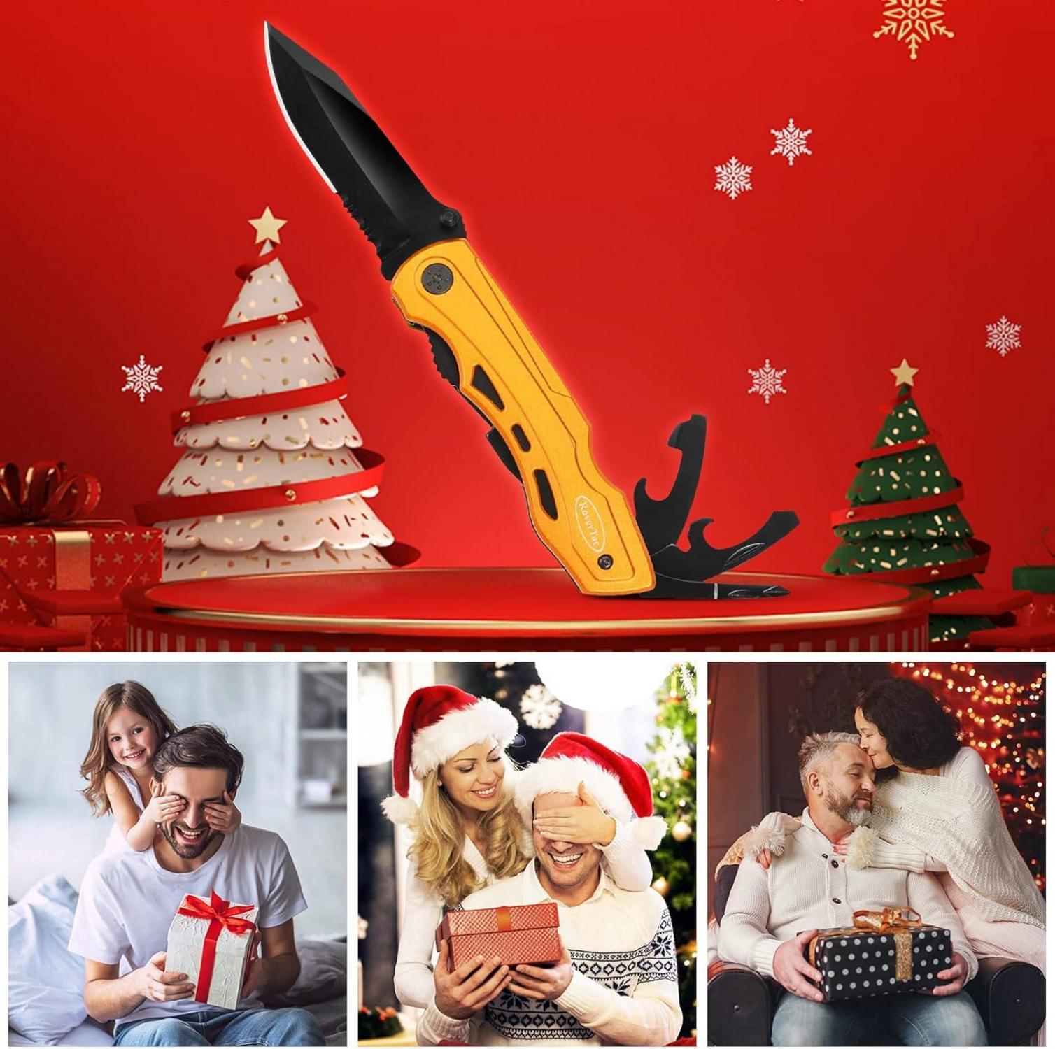 Multitool Taschenmesser für Dad Geburtstag Weihnachten Vatertag