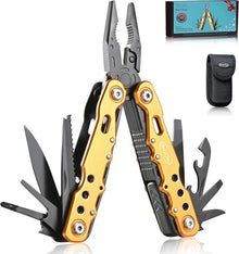 Multitool Taschenwerkzeug für Männer - 14-in-1 Zange Messer Säge