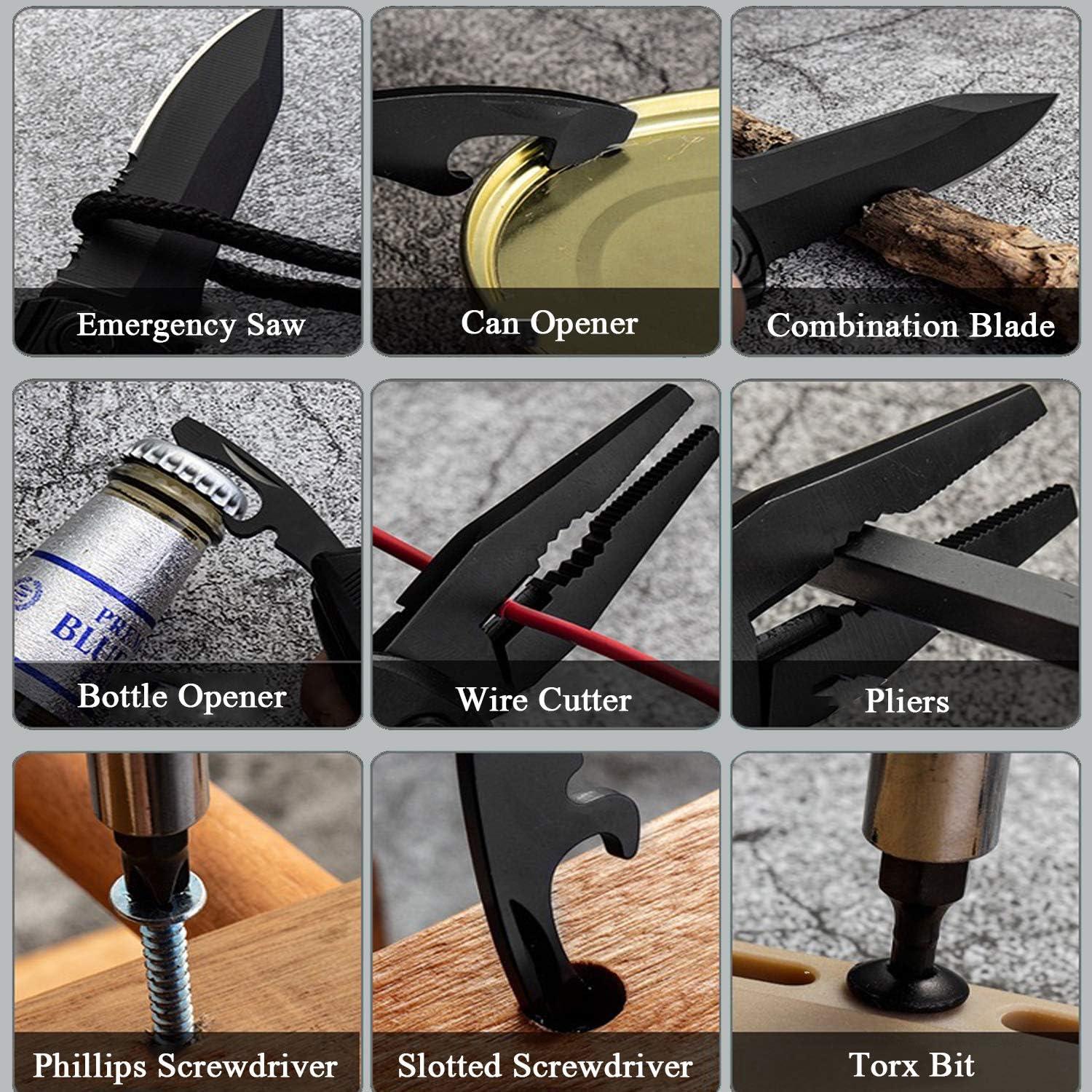 RoverTac Multitool Taschenmesser Geschenk Männer Vatertag Weihnachten Grün