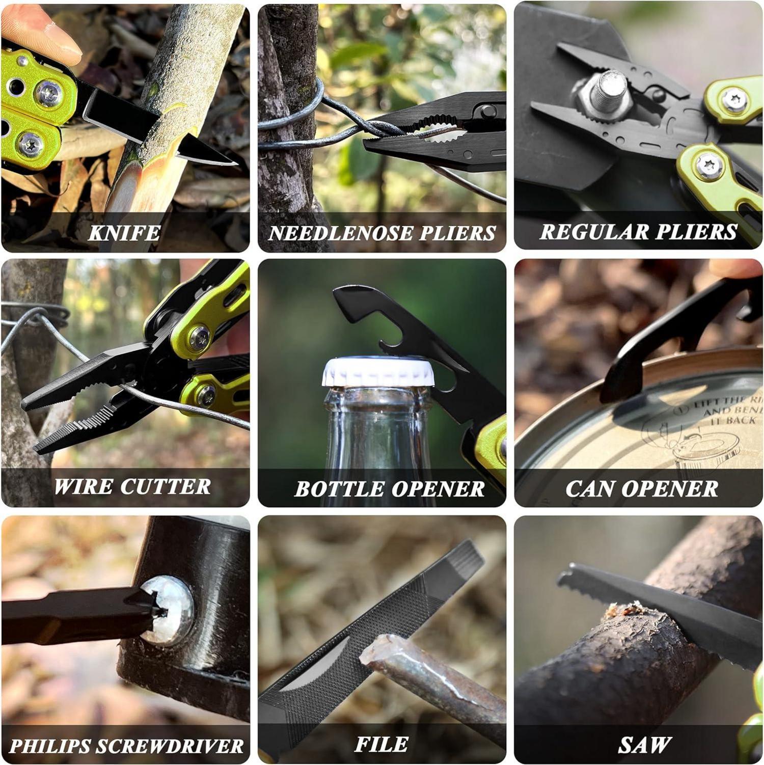 Multitool Werkzeug Zange Multifunktionsmesser Camping Taschenmesser