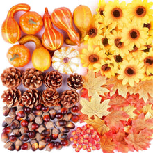 Herbst Thanksgiving Dekoration Set 156-teilig Thanksgiving
