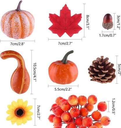 Herbst Thanksgiving Dekoration Set 156-teilig Thanksgiving