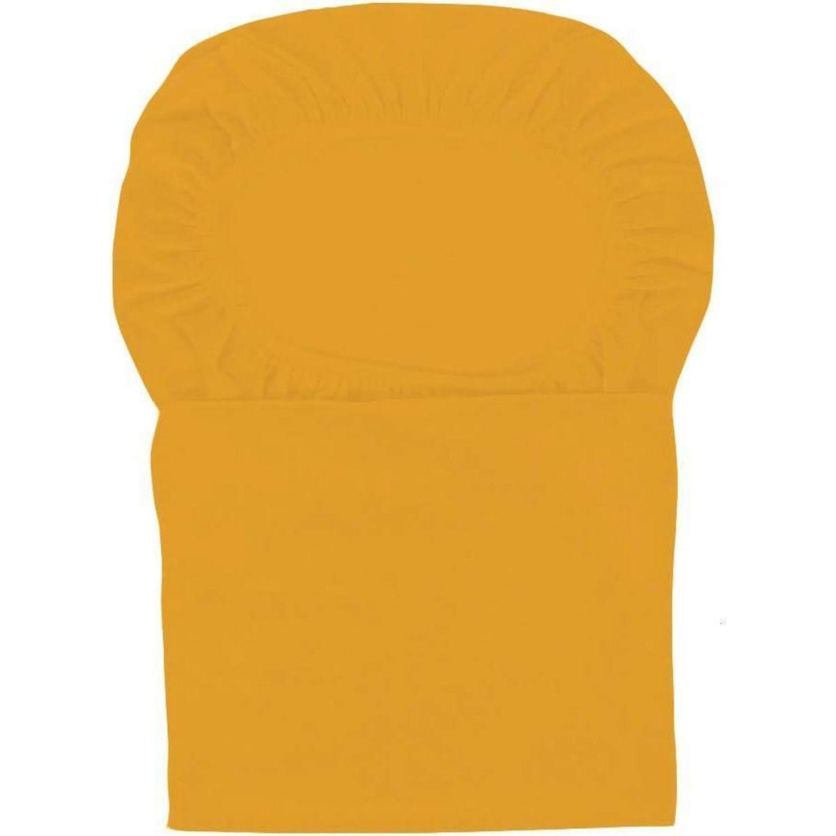 Stuhlhussen XL, hohe Rückseite, Senfgelb, Set 6