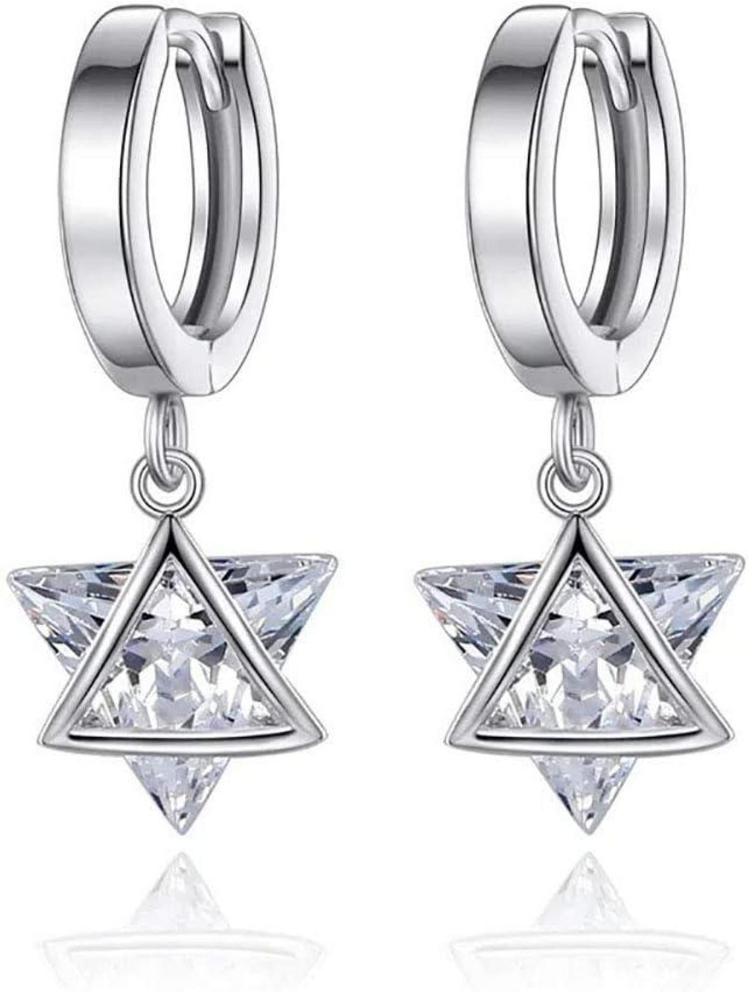 Elegante GW Silber 925 Ohrringe mit Zirkonia, Geschenk für Frauen