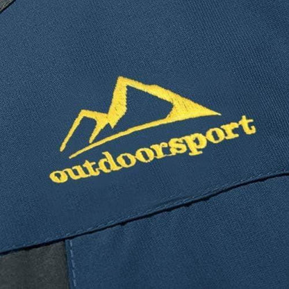 Herren Fleecejacke Winter Warm Gefüttert Skijacke Blau