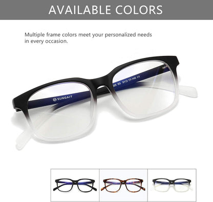 SUNGAIT Optics Blaulichtfilter Gaming Brille Anti-Müdigkeit UV-Schutz