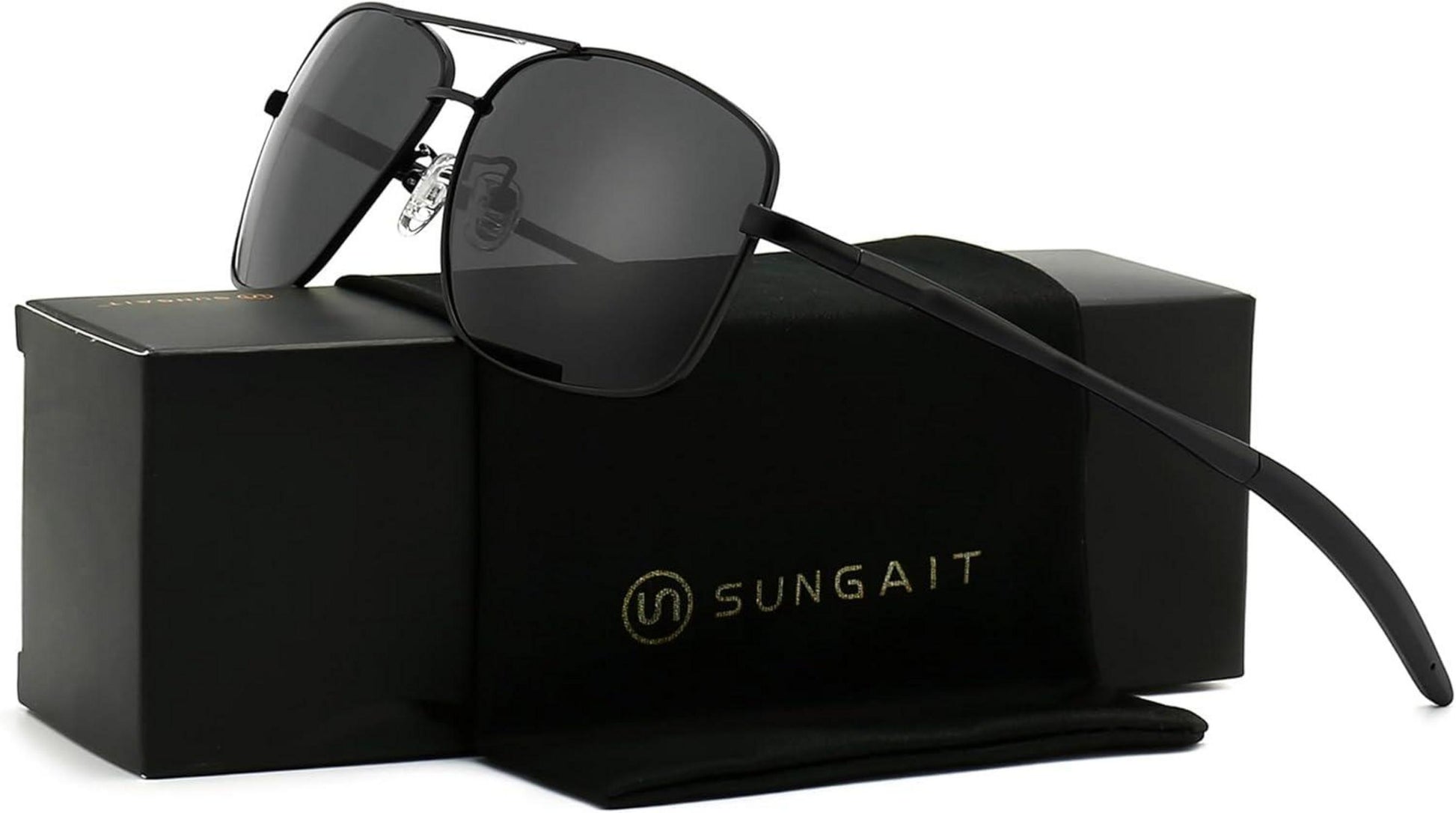 Polarisierte Herren Sonnenbrille Metallrahmen Angeln Golf