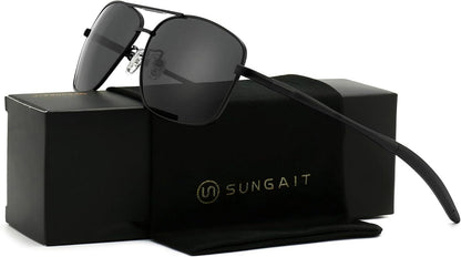 Polarisierte Herren Sonnenbrille Metallrahmen Angeln Golf