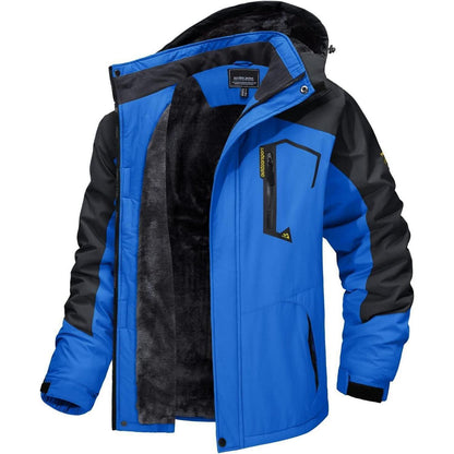Herren Winter Skijacke Fleece Gefüttert Outdoor Wasserdicht