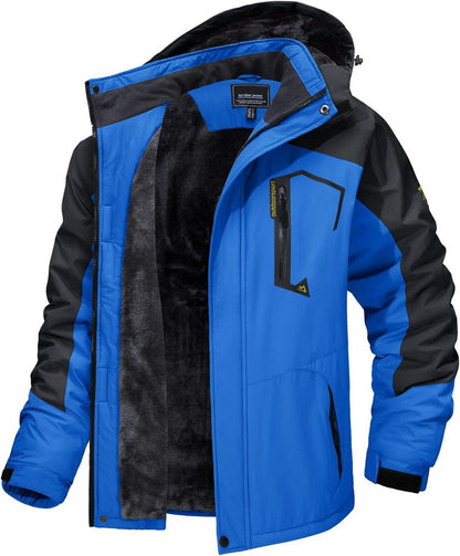 Winter Skijacke Herren Fleece gefüttert Outdoor Wasserdicht