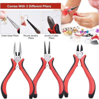 Schmuckherstellung Set mit 1300 pcs Zubehör, Werkzeug für