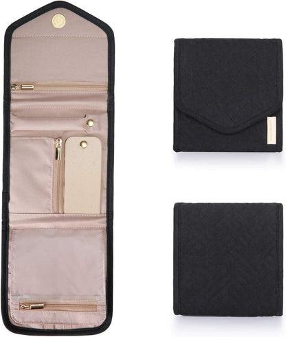 Schmuck Organizer Tasche für Reise Schmuckaufbewahrung Rings Ohrringe