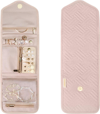 Schmuck Organizer Tasche Reise Aufbewahrung Ringe Ohrringe Halsketten