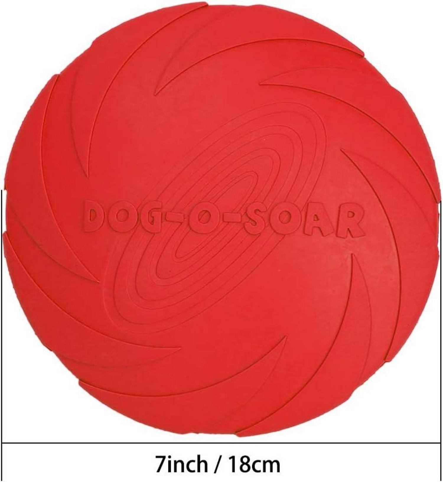 Vivifying Frisbee Hund 18cm Hundefrisbee Kautschuk Land