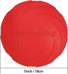 Vivifying Frisbee Hund 18cm Hundefrisbee Kautschuk Land