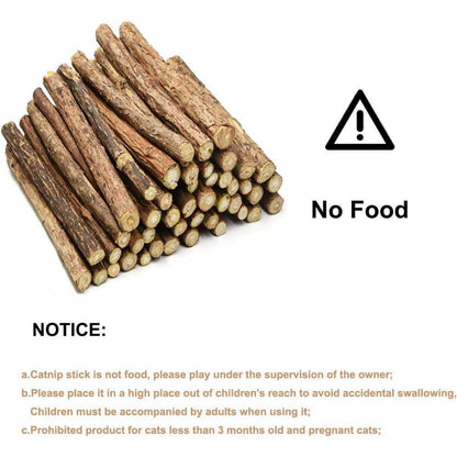 30 Katzenminze Sticks Matatabi Zahnpflege Katzenspielzeug