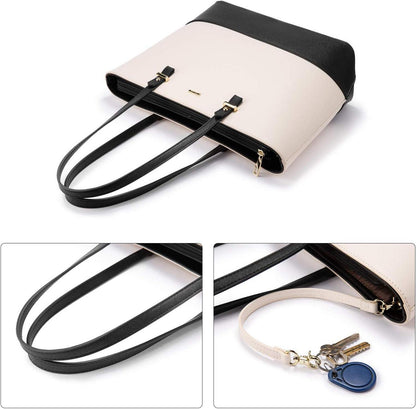 LOVEVOOK 3tlg Handtaschen Set Damen Schultertasche Shopper Henkeltasche
