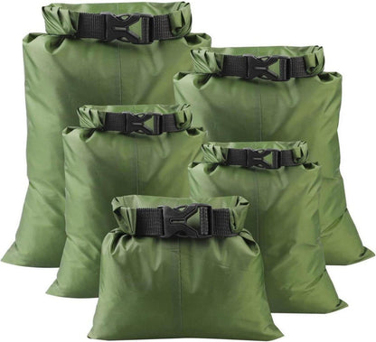 5er Set Wasserdichte Trockentaschen Outdoor Dry Bag 1,5L-6L