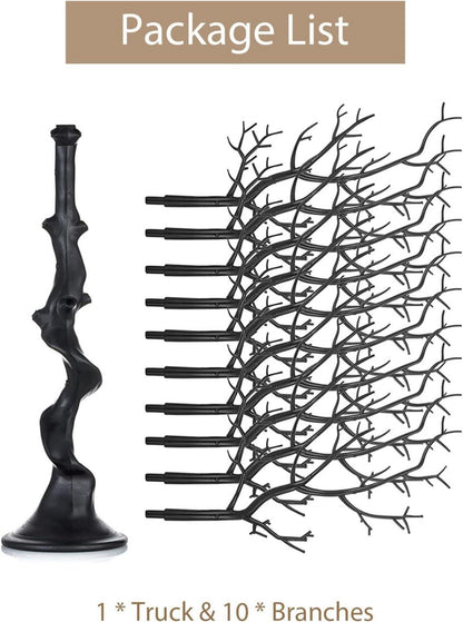 Künstlicher Wunschbaum Weihnachtsbaum Deko Hochzeit Ostern Schwarz 75cm