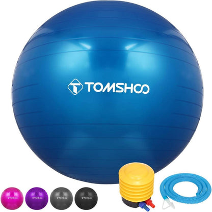 Gymnastikball 55cm Yoga Ball verdickt mit gratis Luftpumpe