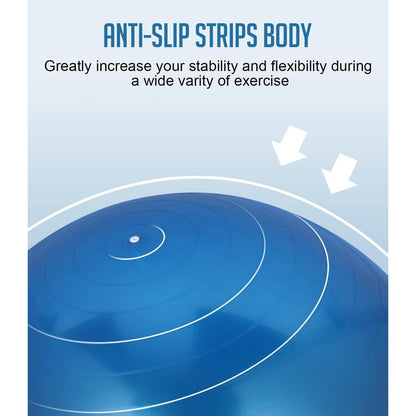 Gymnastikball 55cm Yoga Ball verdickt mit gratis Luftpumpe