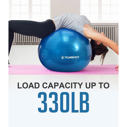 Gymnastikball 55cm Yoga Ball verdickt mit gratis Luftpumpe