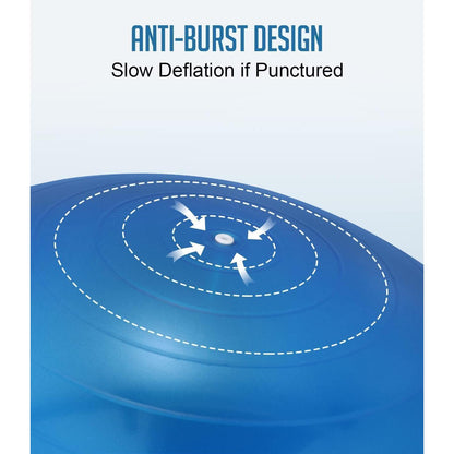 Gymnastikball 55cm Yoga Ball verdickt mit gratis Luftpumpe