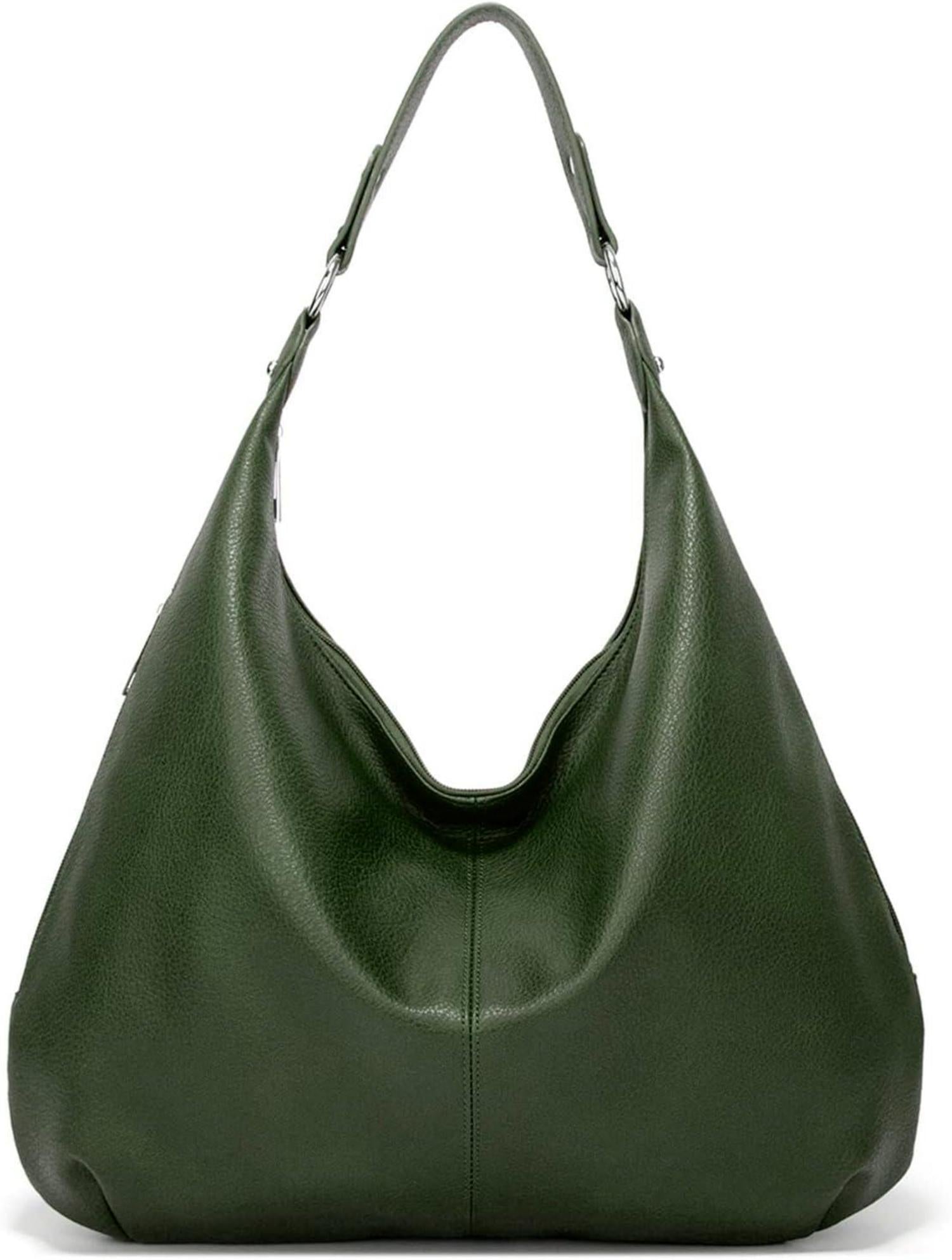 Vintage PU Leather Women's Tote Shoulder Bag with Zipper