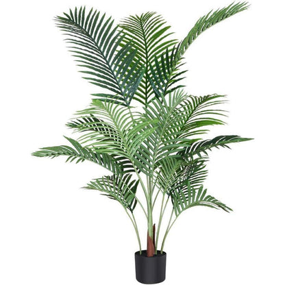 Künstliche Areca Palme 140 cm 15 Stämme Faux Tree für Innen