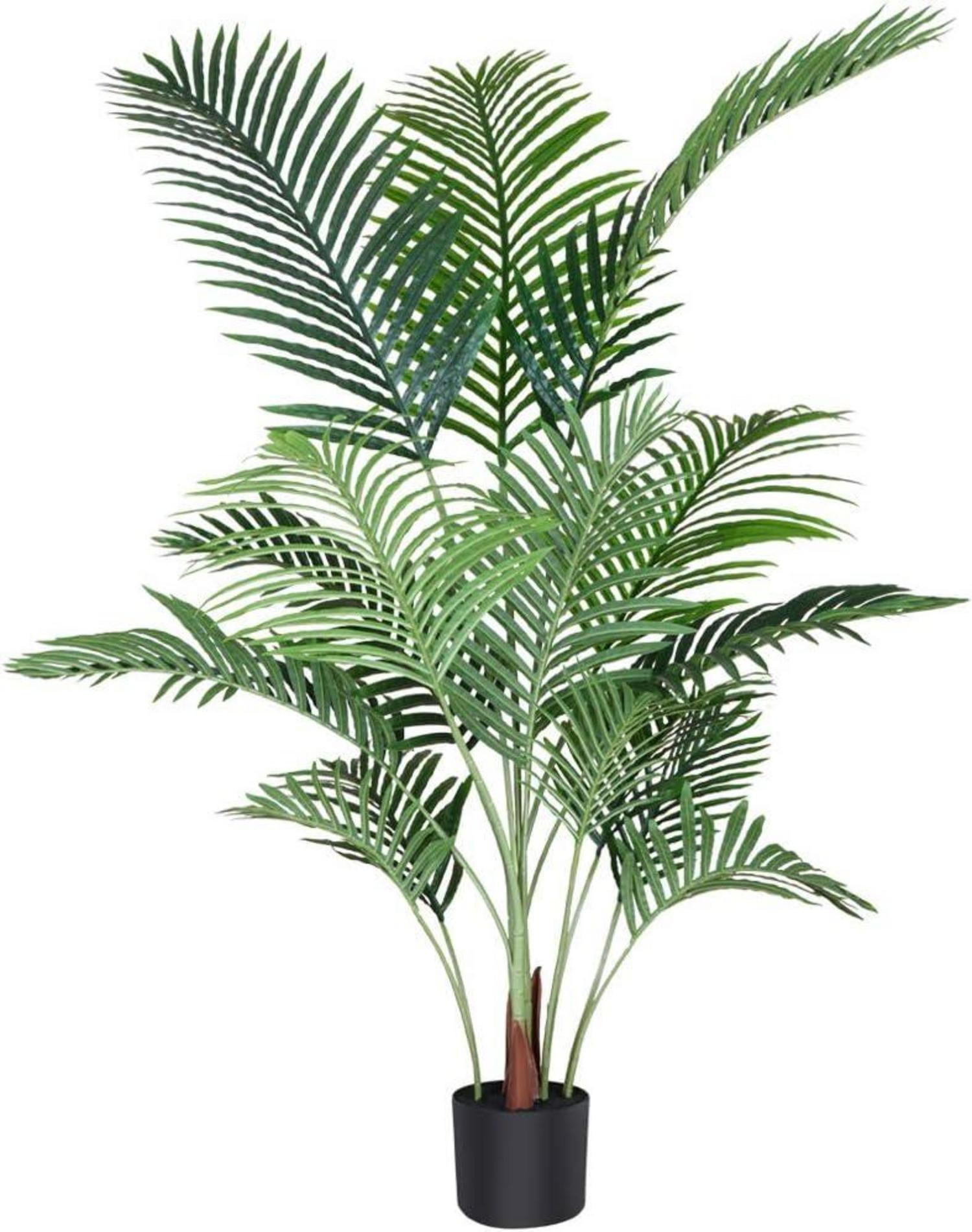 Künstliche Areca Palme 140cm Fake Palm Tree 15 Stämme Faux Tree Indoor