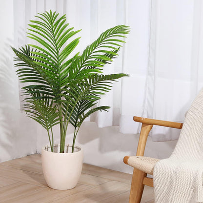 Künstliche Areca Palme 110 cm Fake Palm Tree 10 Stämme für