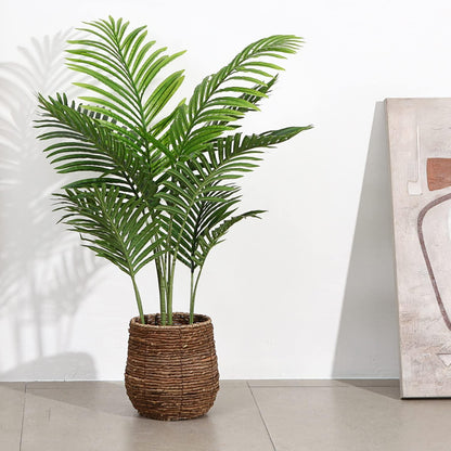 Künstliche Areca Palme 110 cm Fake Palm Tree 10 Stämme Faux Tree
