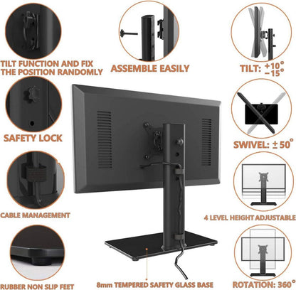 Monitor Ständer 32 Zoll schwenkbar neigbar höhenverstellbar