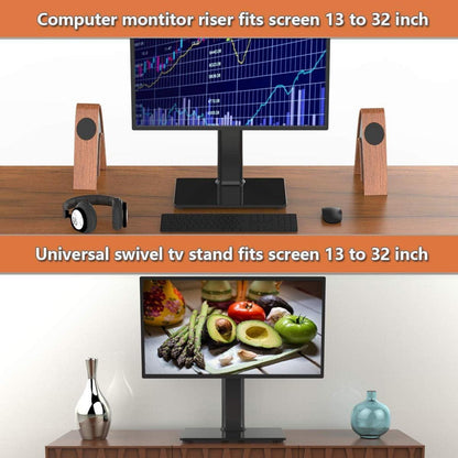 Monitorständer 360° schwenkbar neigbar höhenverstellbar für 13-32 Zoll