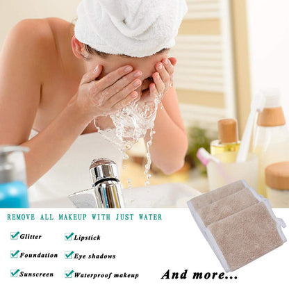 Make-up Entferner Tuch 6er Pack Braun 15x30cm Wiederverwendbar