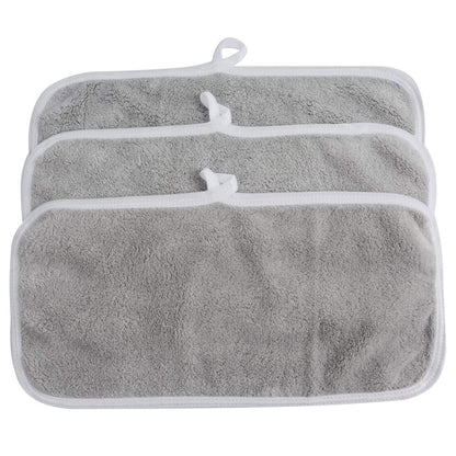 Make-up Entferner Tuch Waschlappen Gesicht 3er Pack 15x30cm Hellgrau