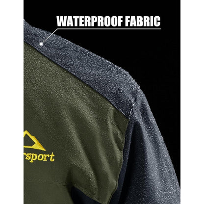 Herren Fleecejacke Winter Warm Gefüttert Skijacke Outdoor Armeegrün