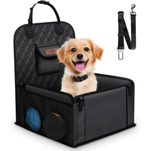 Hunde Autositz Stabil Verstärkte Wände 3 Gurte Wasserdicht