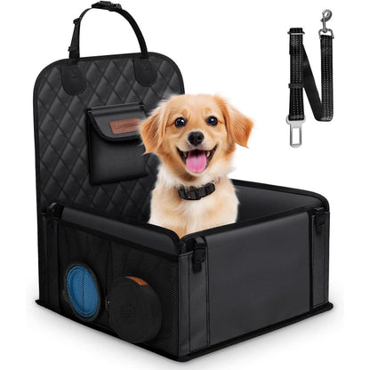 Hunde Autositz Stabil Verstärkte Wände 3 Gurte Wasserdicht