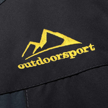 Herren Fleecejacke Winter Warm Gefüttert Skijacke Outdoor XL Schwarz-Grau