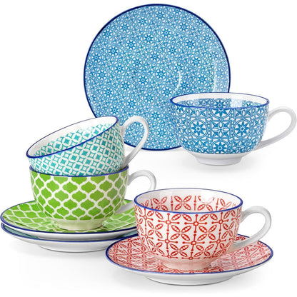 Vancasso Macaron 8-teiliges Kaffeeservice Set für 4 Personen