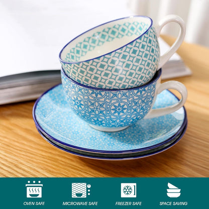 Vancasso Macaron 8-teiliges Kaffeeservice Set für 4 Personen