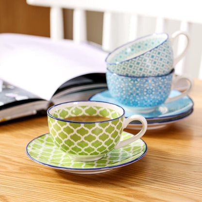 Vancasso Macaron 8-teiliges Kaffeeservice Set für 4 Personen